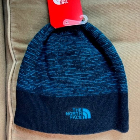 The North Face Stripe Logo Beanie - Picture 1 of 5